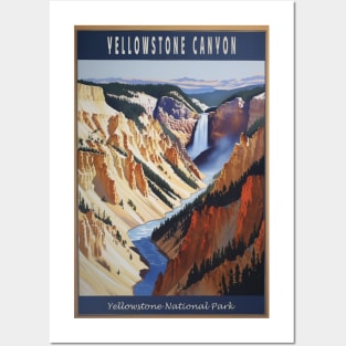 Yellowstone National Park Vintage Poster Posters and Art